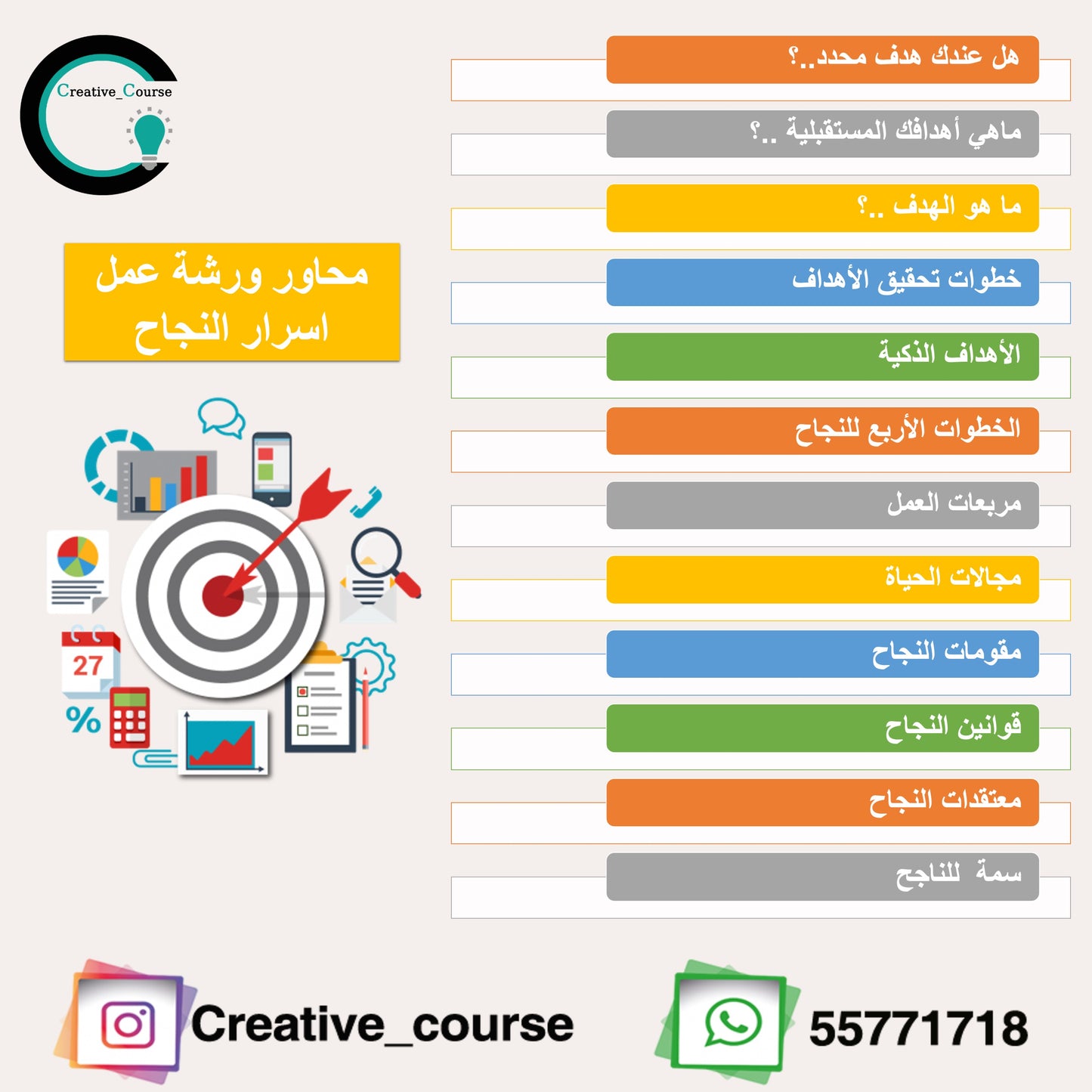ورشة اسرار النجاح